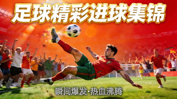 足球比赛精彩进球瞬间集锦视频封面